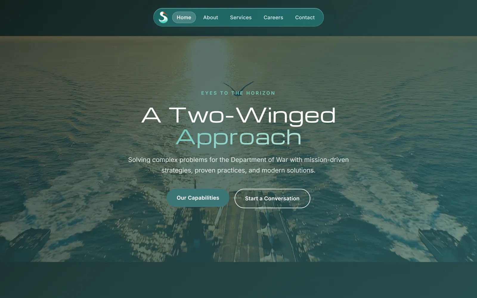 The Ibis Innovative Solutions website home page.